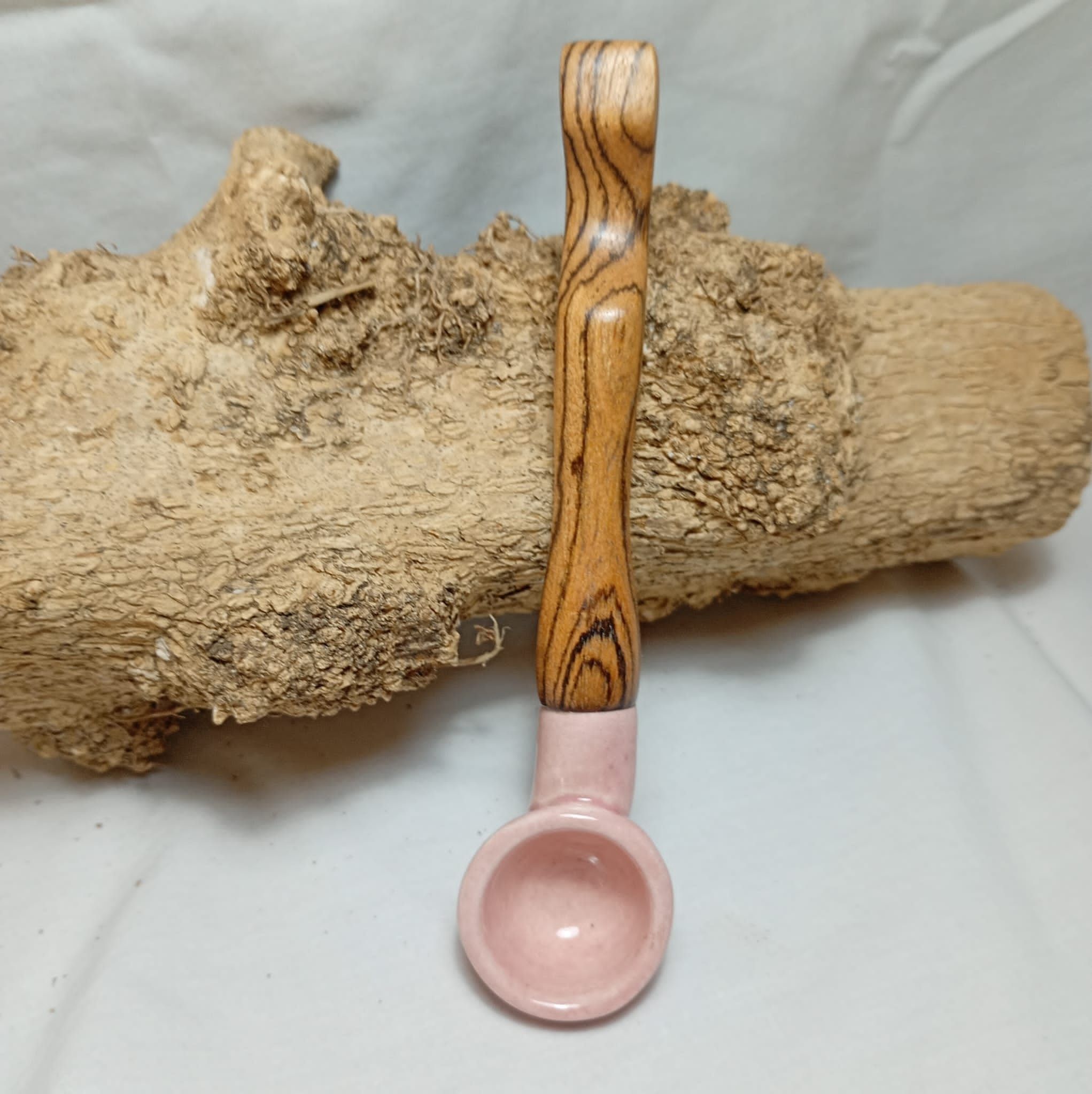 Cuchara en Bocote y Rosa